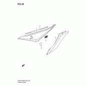 Схема вузла: Бічні панелі для Suzuki GSX-R1000