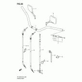 Схема вузла: Кермо & Тросики для Suzuki RV125