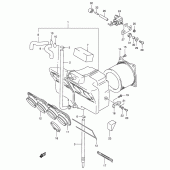 Схема узла: Воздушный фильтр для Suzuki GSX-R400