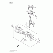 Схема узла: Коленчатый вал & Поршень для Suzuki GSX1250