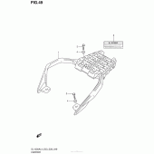 Схема вузла: Carrier (Dl1000Al4 E03) для Suzuki DL1000 V-Strom
