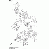 Схема вузла: Насос масляний & Піддон для Suzuki VZR1800 Boulevard M109R BOSS