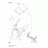 Схема узла: Передний обтекатель для Suzuki GSX-R600