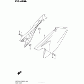 Схема вузла: Бічні панелі для Suzuki DR-Z125 DR-Z125L