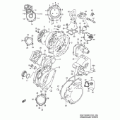 Схема узла: Крышки картера для Suzuki GSX1300 Hayabusa