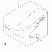 Схема узла: Сиденье (Model k1) для Suzuki DR650 DR650SE