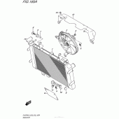 Схема вузла: Радіатор для Suzuki DL650 V-Strom