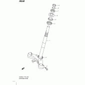Схема узла: Рулевая траверса для Suzuki UH200 Burgman