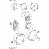 Схема вузла: Кришки картера для Suzuki AN650 Burgman (EU analogue of SkyWave)