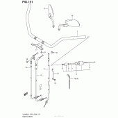 Схема вузла: Кермо & Тросики для Suzuki VL800 Boulevard C50T