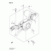 Схема узла: Воздушный фильтр для Suzuki TU250