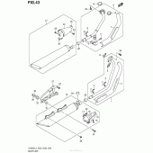 Схема вузла: Вихлопна система (Vl800Tl3 E03) для Suzuki VL800 Boulevard C50C