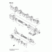 Схема узла: Трансмиссия для Suzuki GSX1300 Hayabusa