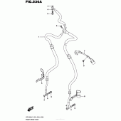 Схема вузла: Передній гальмівний шланг Suzuki VZR1800 Boulevard M109R BOSS