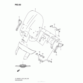 Схема вузла: Вітрове скло для Suzuki VL1500 Boulevard C90T BOSS