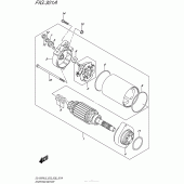 Схема узла: Стартер электрический для Suzuki DL1000 V-Strom
