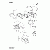 Схема вузла: Спідометр для Suzuki VZ800 Intruder M800/Boulevard M50