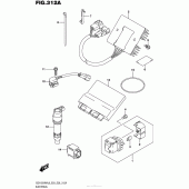 Схема узла: Электрооборудование (Gsx1300Ral6 E03) для Suzuki GSX1300 Hayabusa