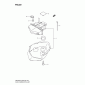 Схема узла: Задний фонарь (Стоп-сигнал) (E33) для Suzuki RMX450