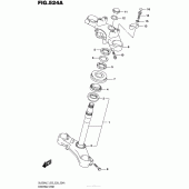 Схема вузла: Рульова траверса для Suzuki DL650 V-Strom