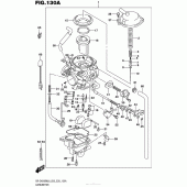 Схема вузла: Carburetor (Dr-Z400Sml6 E03) для Suzuki DR-Z400 DR-Z400SM