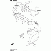 Схема вузла: Бічні панелі (Vl1500Tl7 E33) для Suzuki VL1500 Boulevard C90T BOSS