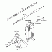 Схема узла: Тросики для Suzuki RM100