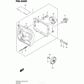 Схема вузла: Фара (Dr200Sl6 E33) для Suzuki DR200 DR200S