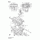 Схема узла: Картер двигателя для Suzuki GSX-R600