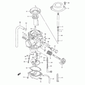 Схема вузла: Карбюратор для Suzuki DR250