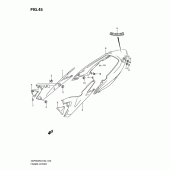 Схема вузла: Бічні панелі (With cowling) для Suzuki GSF650 Bandit S