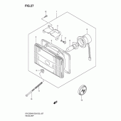 Схема узла: Фара для Suzuki DR-Z250