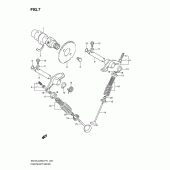 Схема узла: Распредвал & Клапан для Suzuki EN125