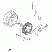 Схема вузла: Статор & Ротор (Model k5) для Suzuki VL800 Intruder Volusia