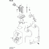 Схема вузла: Електроустаткування (Model k6/k7/k8) для Suzuki VL800 Intruder C800/ Boulevard C50