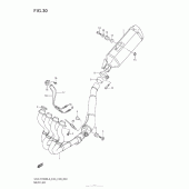 Схема узла: Выхлопная система (Gsx-R1000Zl3 E33) для Suzuki GSX-R1000