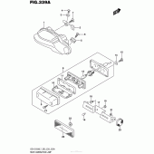 Схема вузла: Задній ліхтар (Стоп-сигнал) для Suzuki GSX-S1000