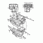 Схема узла: Картер двигателя для Suzuki GS1000