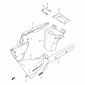 Схема вузла: Бічні панелі (Model y) для Suzuki GZ250 Marauder