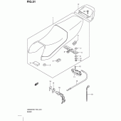 Схема вузла: Сидіння для Suzuki GS500