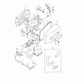Схема вузла: Система індукції повітря для Suzuki VZ800 Marauder