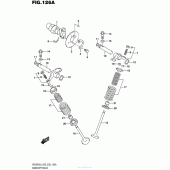 Схема вузла: Розподільний вал & Клапан для Suzuki DR200 DR200S