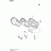 Схема вузла: Speedometer (Gsx-R600L4 E28) для Suzuki GSX-R600