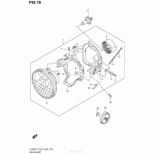 Схема узла: Фара для Suzuki VL800 Boulevard C50T