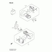 Схема узла: Поворотники для Suzuki DR-Z400 DR-Z400S