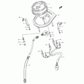 Схема вузла: Спідометр (E28) для Suzuki LS650 Savage