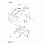 Схема вузла: Rear Fender (Vl800T E28) для Suzuki VZ800 Boulevard M50