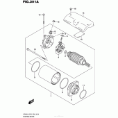 Схема вузла: Електричний стартер для Suzuki VZ800 Boulevard M50