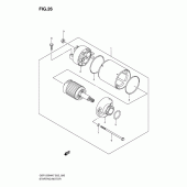 Схема вузла: Стартер електричний для Suzuki GSF1250 Bandit