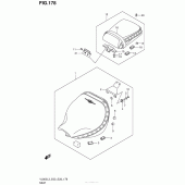 Схема вузла: Seat (Vl800Tl3 E03) для Suzuki VL800 Boulevard C50C